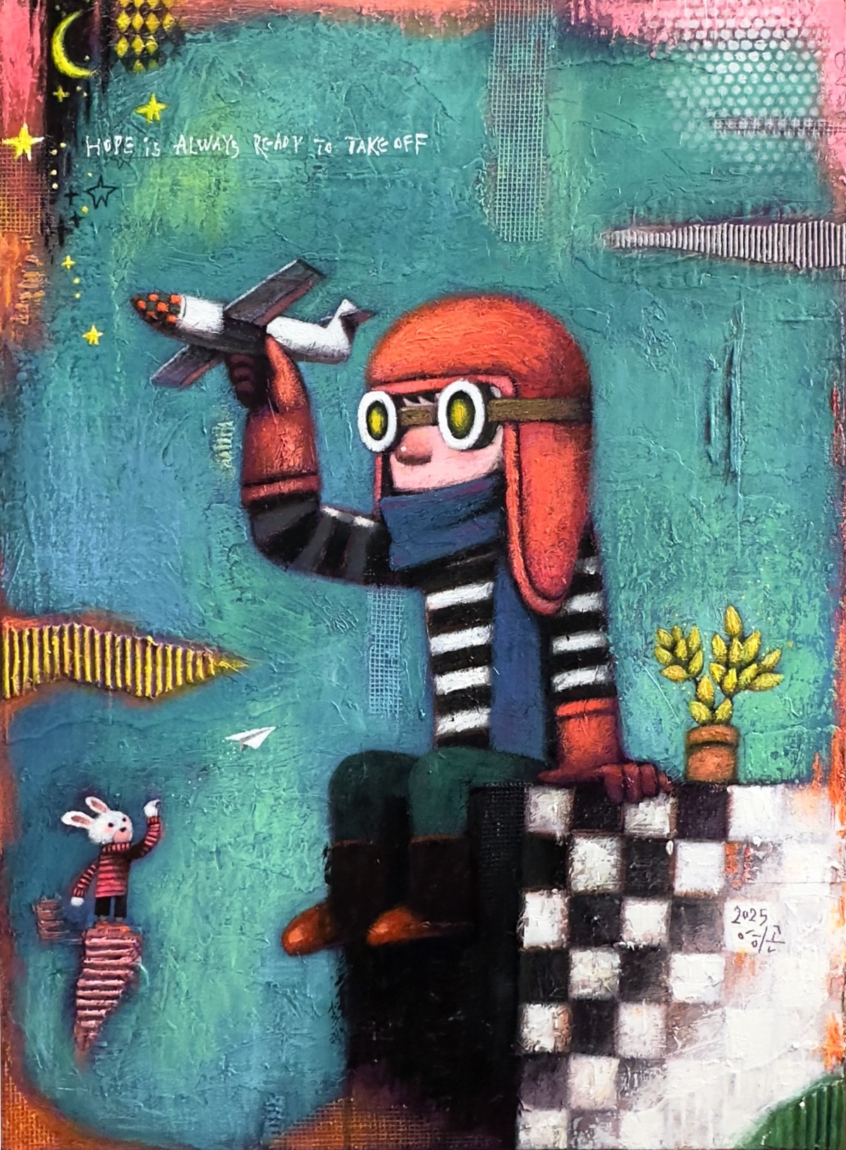 Ready to fly a plane

2025
Mixed media on canvas
72.7x53cm