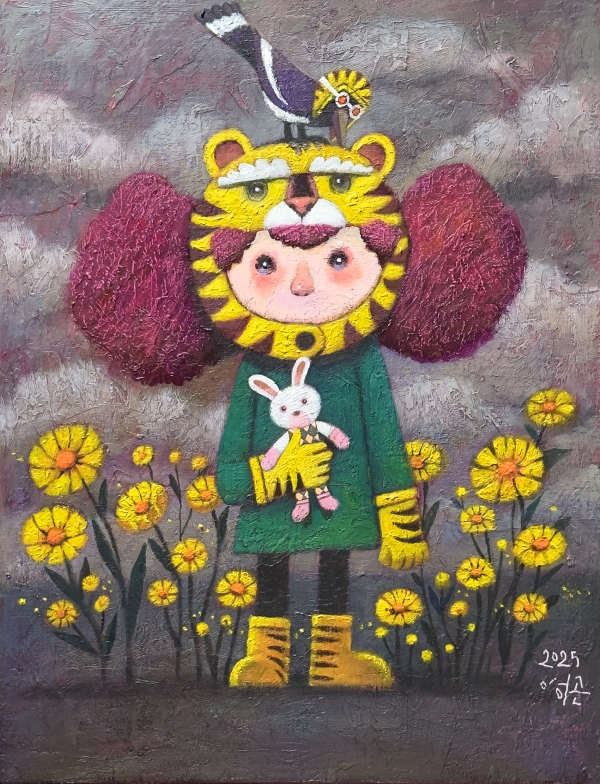 A cute tiger girl

2025
Mixed media on canvas
53x45.5cm