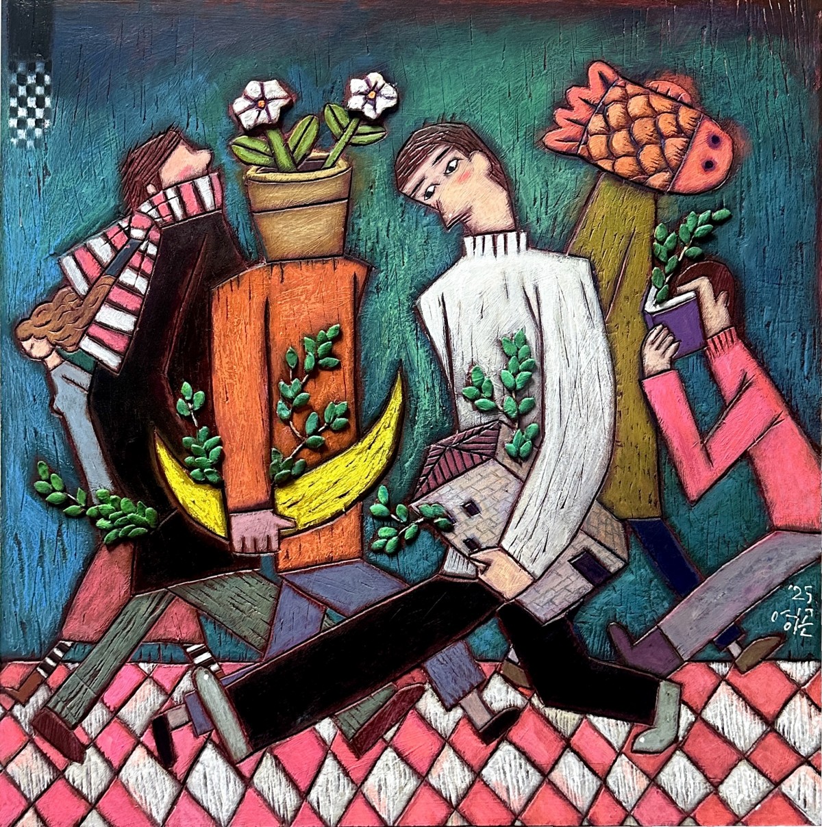 On the Street

2025
Mixed media on Wood carving
45.5x45.5cm