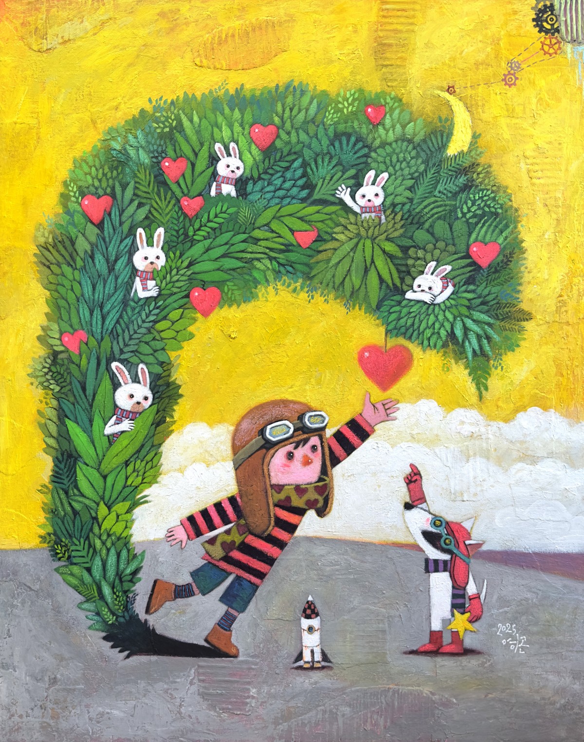 From me, a Dream for us 1

2025
Mixed media on canvas
90.9x72.7cm