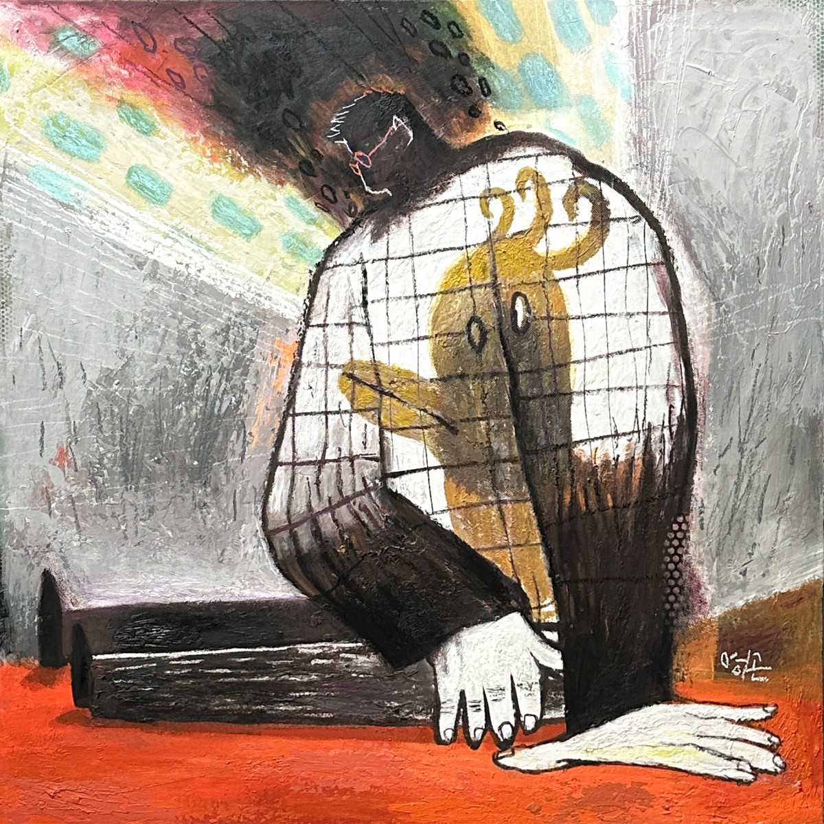 Kim Young Gon
Within Me, You, 2025
Mixed media on canvas, 72.7x72.7cm
