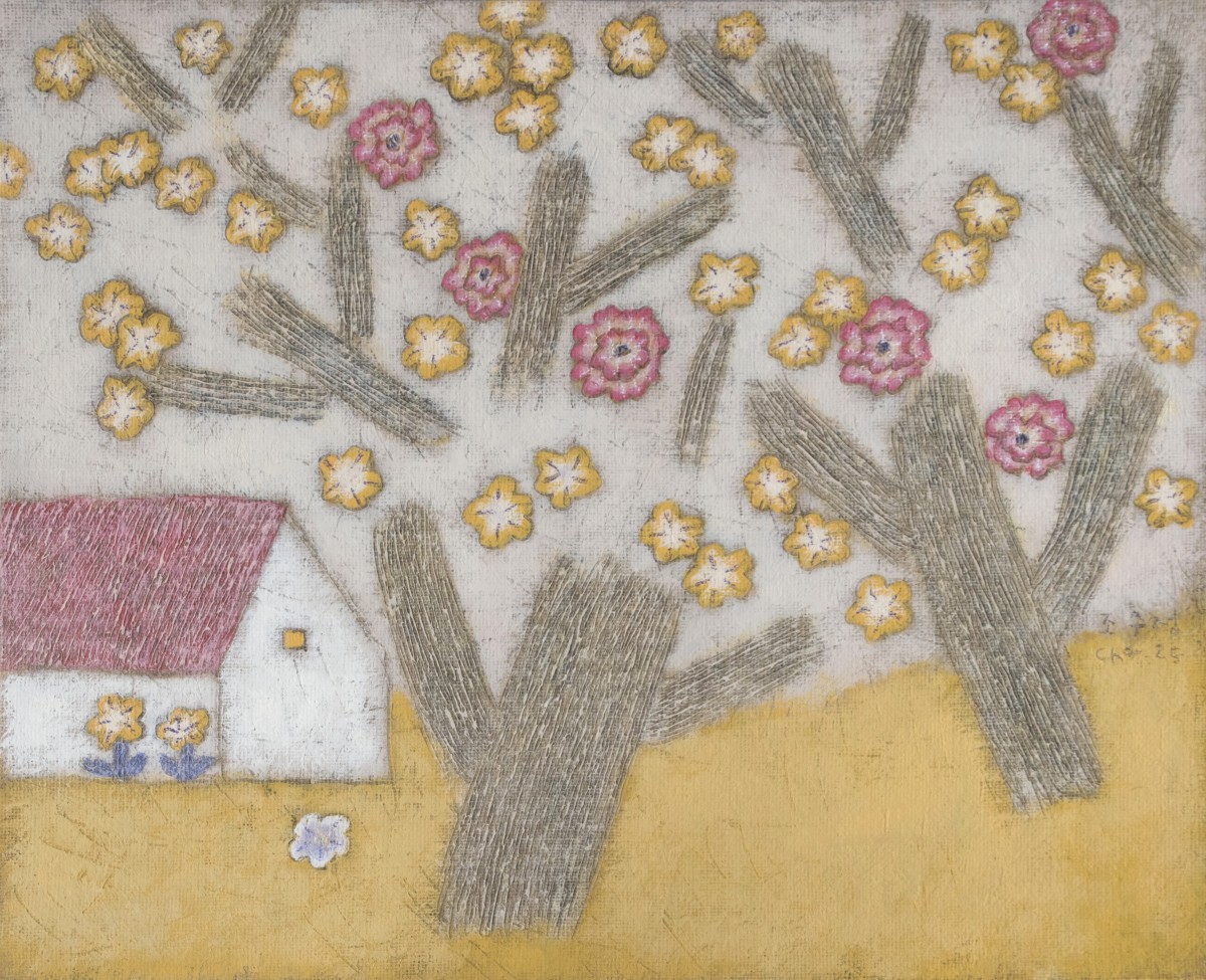 Cho Soo Jung
Spring, Anywhere

2025
White clay and mixed media on jute
53x65.1cm