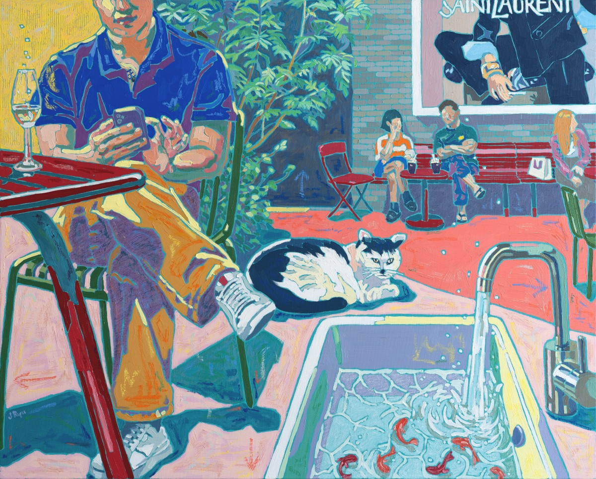 J Ryu
Rest in the City, Between Tension and Calm

2025
Oil &#038;amp; Acrylic on canvas
72.7x90.9cm
