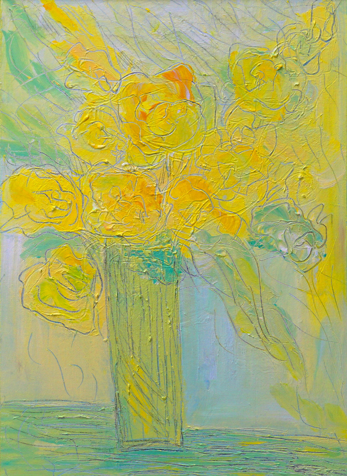 Through shimmering 01
《아강 김지영》

Acrylic on canvas
72.7x53.0cm
2023