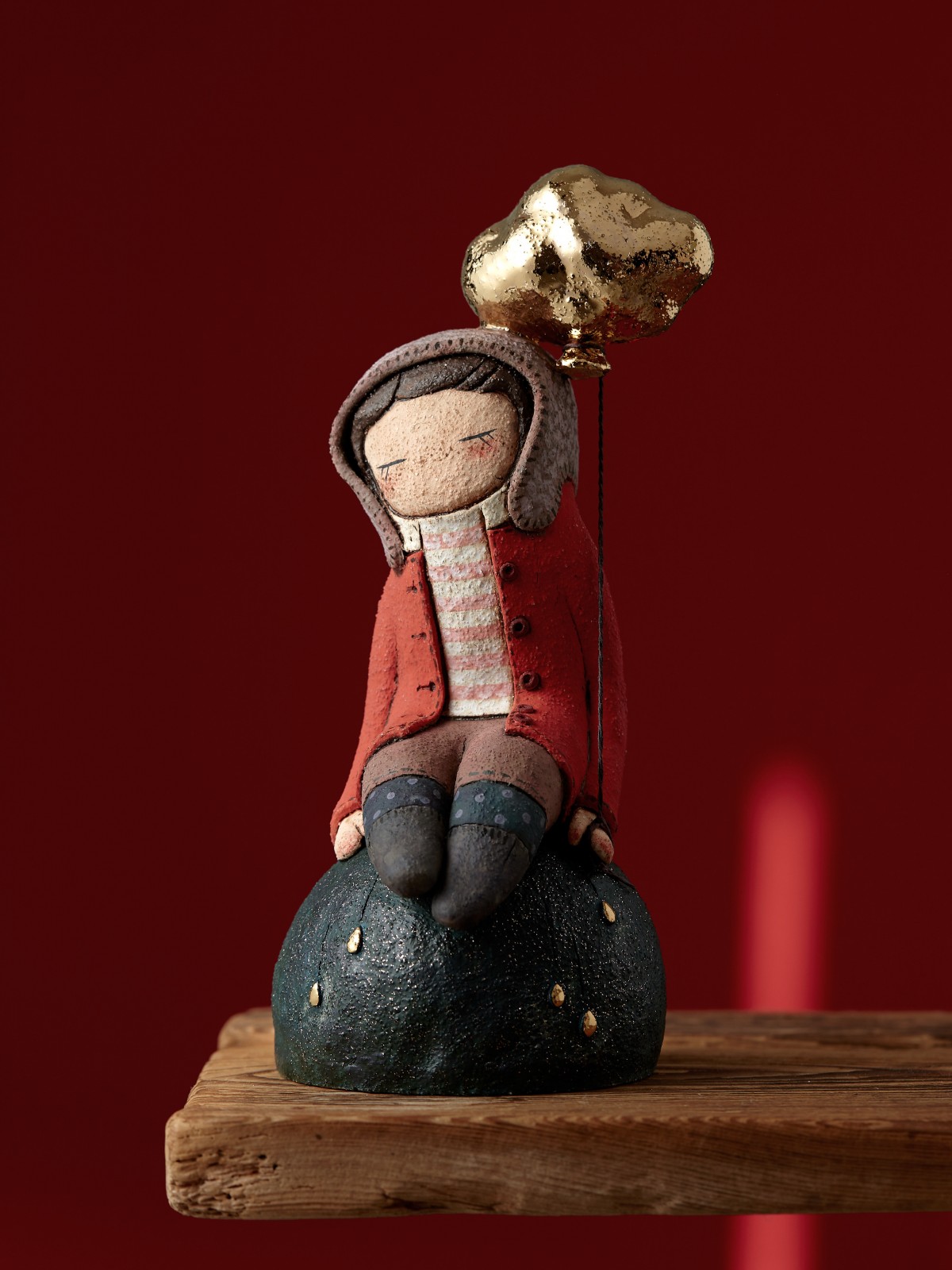 Kim Jee Suk
A Rainy Day in the Heart

2025
Molding clay, 1250°C, Oxidation
25x14x12cm