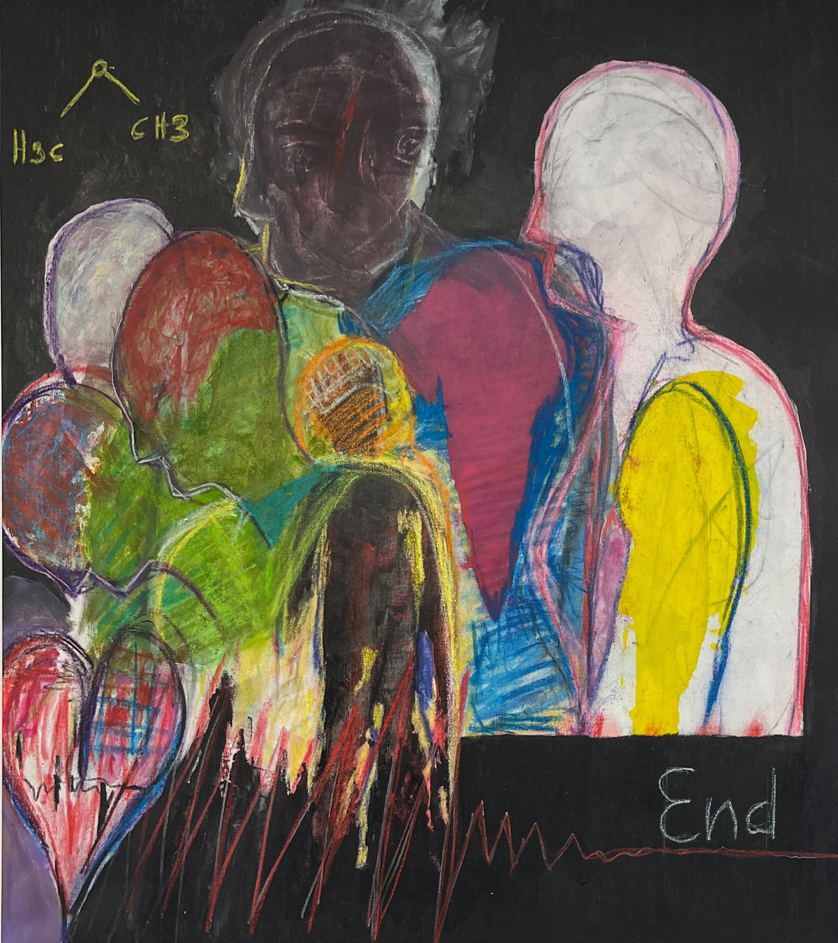 The End
《Alfred Hoefler》

Mixed media
92.0x90.0cm
2024