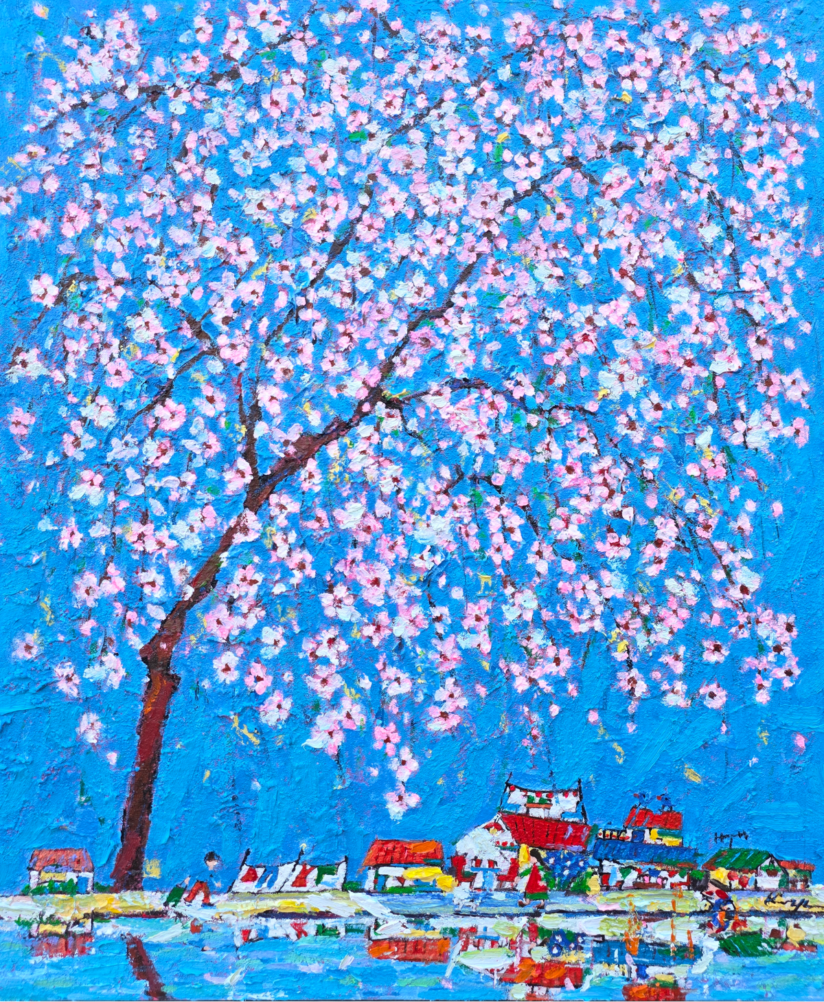Kim Kyoung Yi
Flower Town

2025
Oil on canvas
72.7x60.6cm