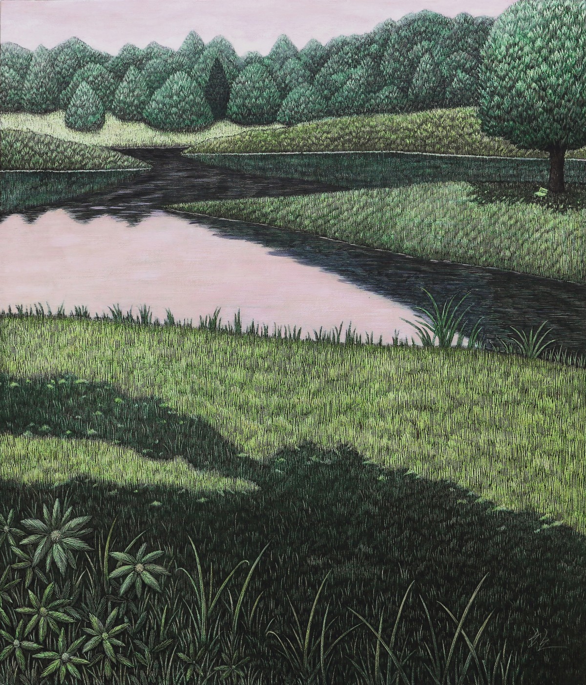 Han Jun Ho
Stroll 2502

2025
Mixed media (Scratched) on canvas
53x45.5cm