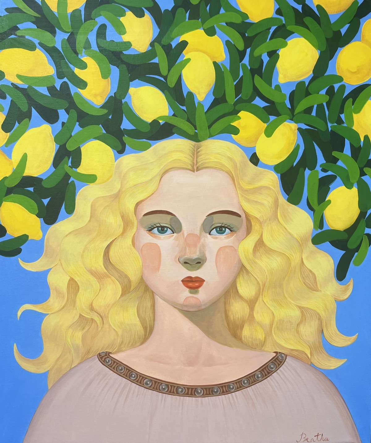 Que sera sera (2)
《Beatha》

Acrylic on canvas
72.5x60.5cm
2024