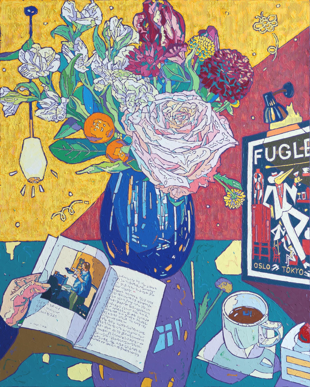 J Ryu
Like Flowers, Imagination Blooms, 2025
Oil&#038;amp;Acrylic on canvas, 90.9x72.7cm
