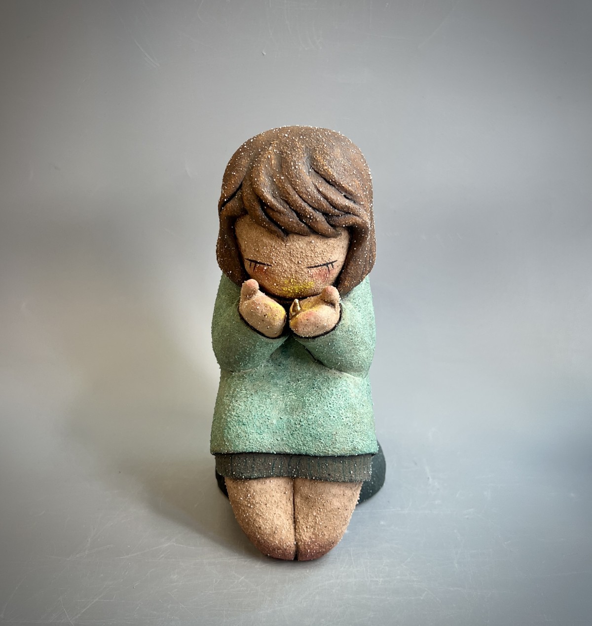 Kim Jee Suk
Tears of Joy

2024
Molding clay, 1250°C, Oxidation
23x12x11cm