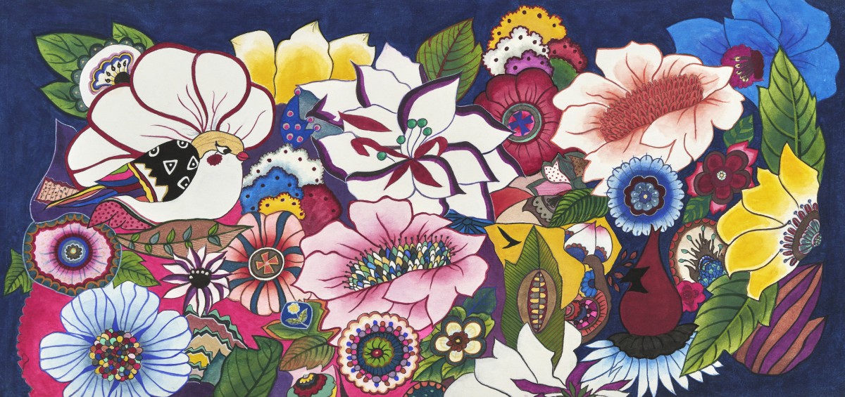 Johwagyeong
《Miwon Park》

Color on Korean paper
32.5x69.0cm