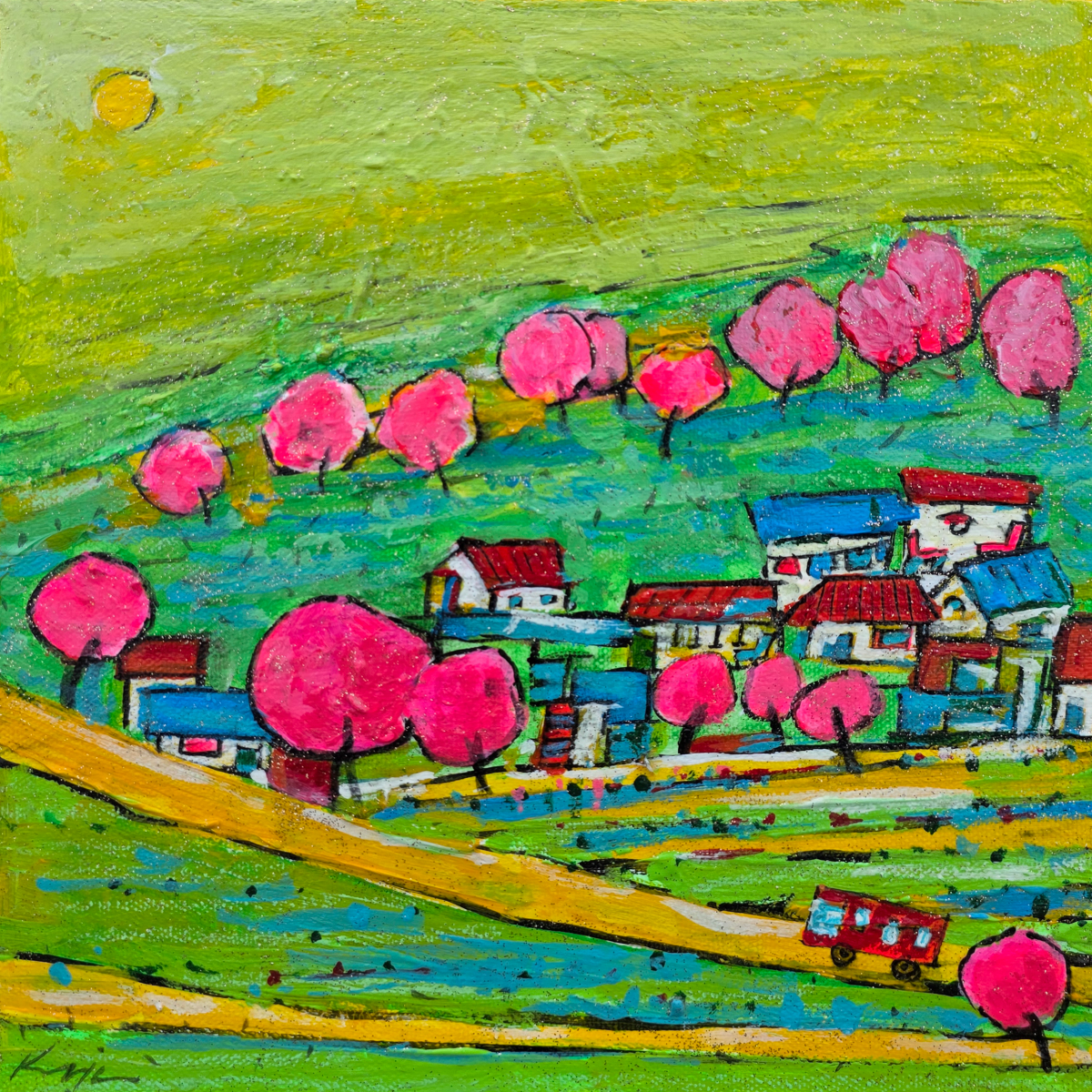 Happiness among the Crape Myrtles

2025
Acrylic on canvas
24.2x24.2cm