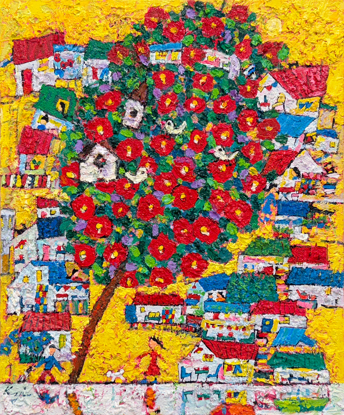 Kim Kyoung Yi
Mother’s Camellia

2025
Oil on canvas
45.5x37.9cm