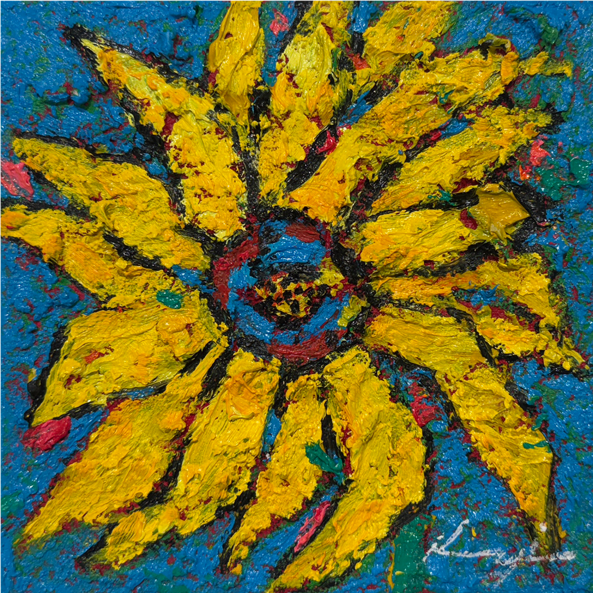 Kim Kyoung Yi
Sunflower 2

2025
Oil on canvas
15.8x15.8cm