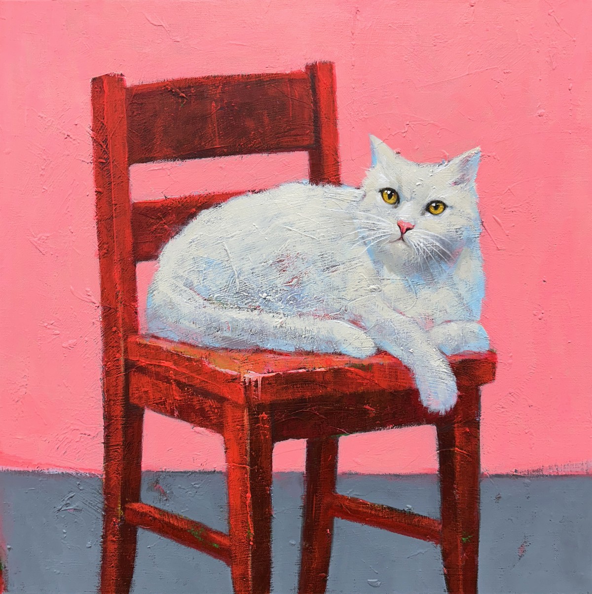 \&#034;봄- 먼 데서 이기고 돌아온 너

Acrylic on canvas
53.0x53.0cm
2025\&#034;