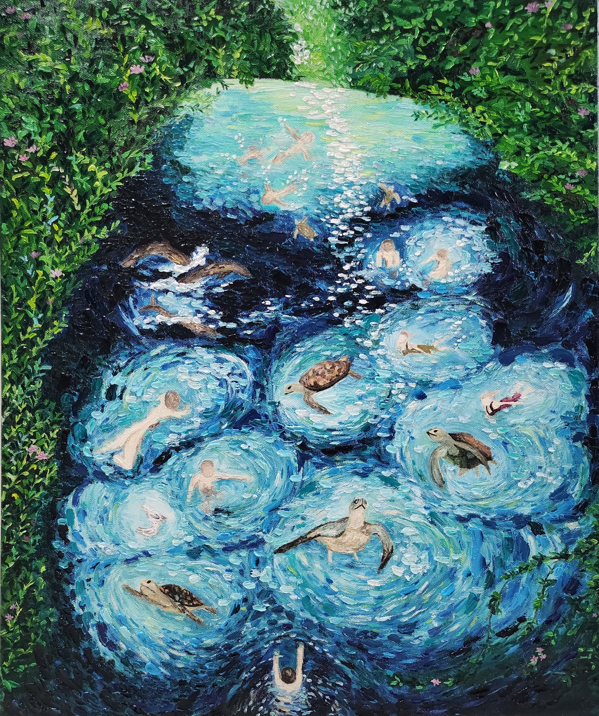 Embrace of Nature

Min Kim
Oil on canvas
72.7x53cm
2025