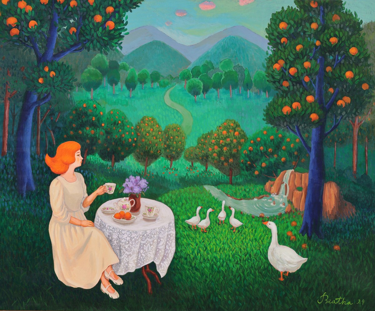BEATHA
A Slow Scene in the Sunlight 2

2024
Acrylic on canvas
60.5x72.5cm