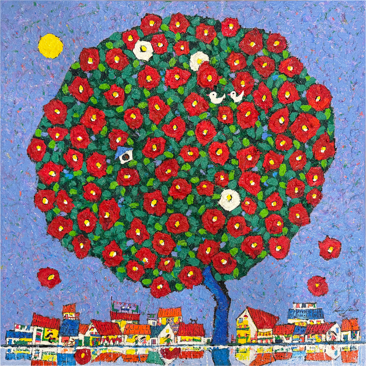 Kim Kyoung Yi
A Camellia Holding Happiness

2025
Acrylic on canvas
60.6x60.6cm