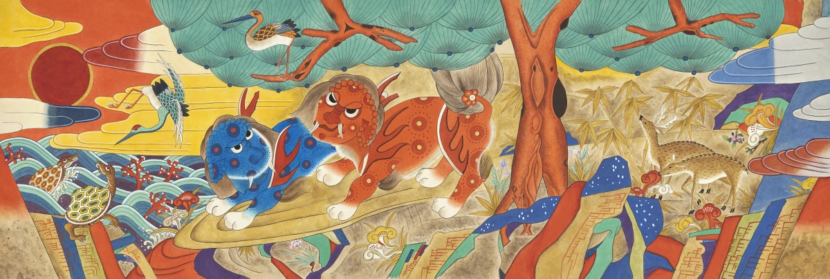 Seosu-do (瑞獸圖)

2024
Color on hanji (mulberry paper)
53.5x159cm