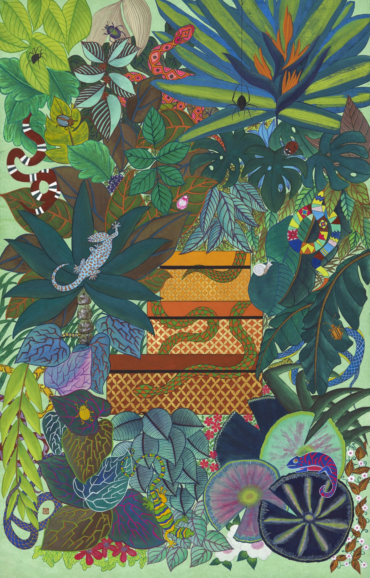 Lucid Dream: Snake

2025
Color on hanji (mulberry paper)
117x74cm
