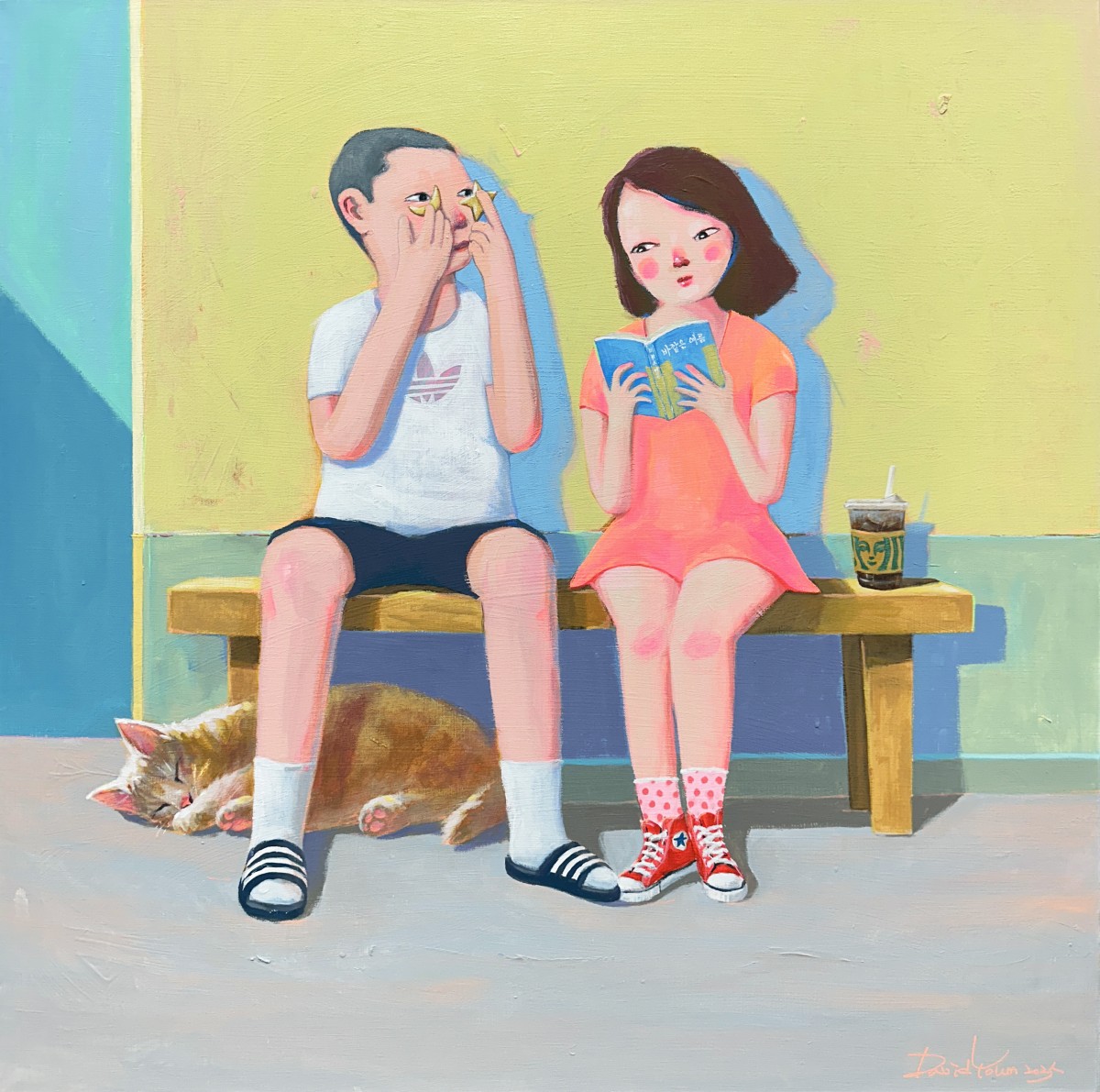 \&#034;넌 언제부터 그렇게 예뻤니?

Acrylic on canvas
91.0x91.0cm
2025\&#034;