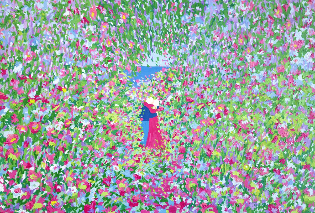 &#034;너를 안고- 꽃이 된다

Acrylic on Digital Print
80.0x117.0cm
2025&#034;